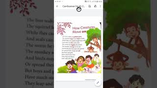 Grade 2 English Literature Poem How creatures move