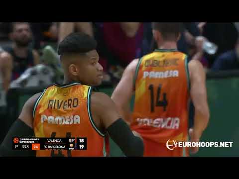 Valencia Basket - FC Barcelona 84-83: Jasiel Rivero (16 points)