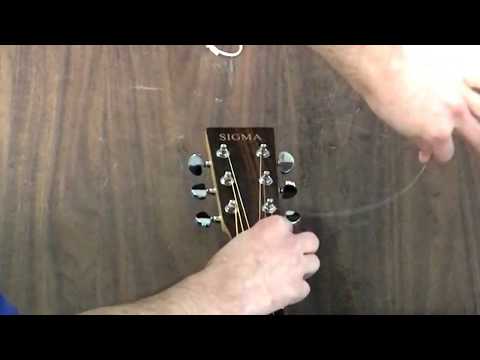 Brass Bell Music Store - Zach Shows How to Change Guitar Strings & Tunes