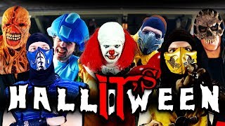 REAL MORTAL KOMBAT - IT&#39;s HALLOWEEN! (MKX vs Pennywise The Dancing Clown Parody)