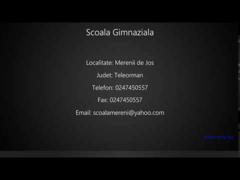 Scoala Gimnaziala Merenii de Jos