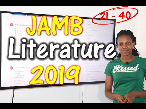 JAMB CBT Literature in English 2019 Past Questions 21 - 40