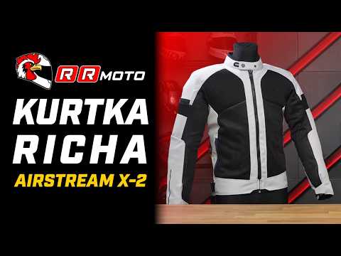 RICHA AIRSTREAM X_2 _ tekstylna kurtka motocyklowa, trójwarstwowa, z certyfikatem AA