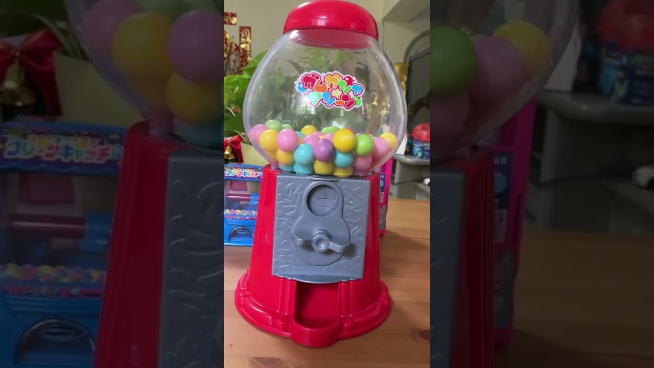 RED GIANT GUMBALL  MACHINE 🐼16🌝⛽️🌈#gumballmachine #shorts #asmr