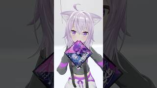 パン(？)食い競争やってみた🍞💿✦ #猫又おかゆ #vtuber  #shorts