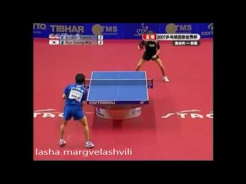 Ryu Seung Min vs Robert Gardos (World Team Cup 2007)