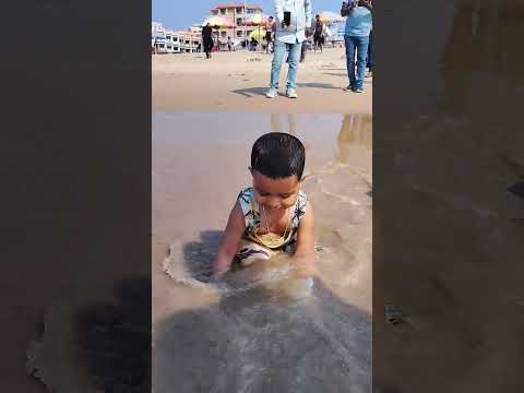 Golden beach Puri || #krishika #viralvideo #love #shorts #trending