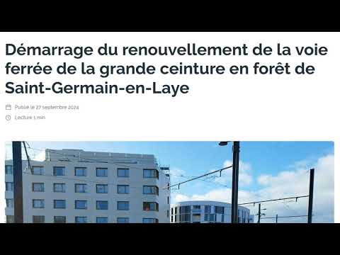 Mi-octobre 2024, les premiers travaux du prolongement du tram T13 vers Poissy et Achères débuteront.