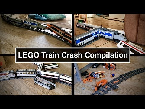 LEGO Train Crash Compilation / 5 Years of crashing LEGO trains