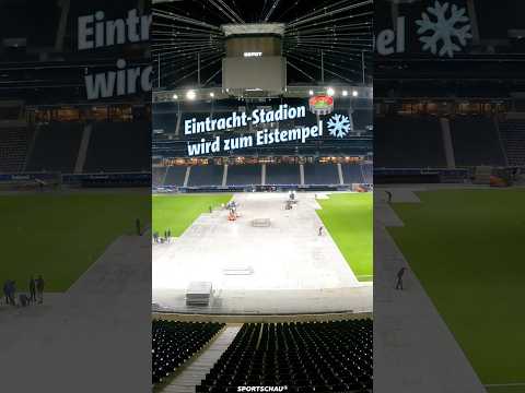 Eintracht-Stadion wird zum Eistempel l Sportschau