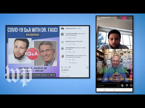Anthony Fauci’s many coronavirus interviews, from Steph Curry to Trevor Noah