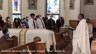 Funeral Service for Vernon Joseph “Blue” Robin Sr.
