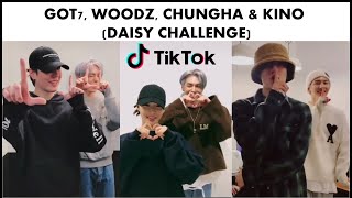 Download lagu GOT7, Woodz and Chungha dance PENTAGON Daisy Challenge with Kino TiKTok Compilation (Part 1) mp3