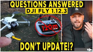 DJI Mini 4 Pro NEW Firmware Update- DON'T UPDATE ? Questions ANSWERED