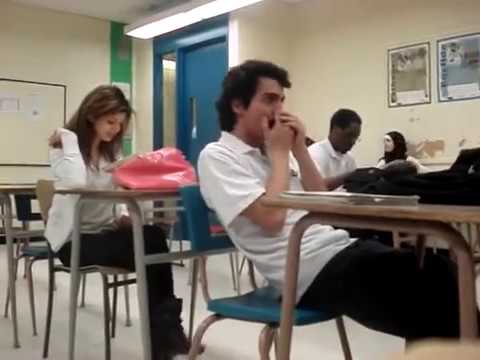 BeatBox Harmonica in Math Class 