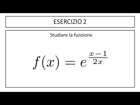 Studio di funzione esponenziale - Esercizio #2