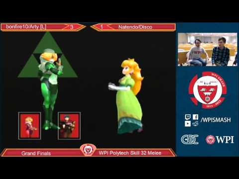 WPI PTS 32 - bonfire10 & Arty (Green) vs Natendo & Disco (Red) - Melee - Grand Finals