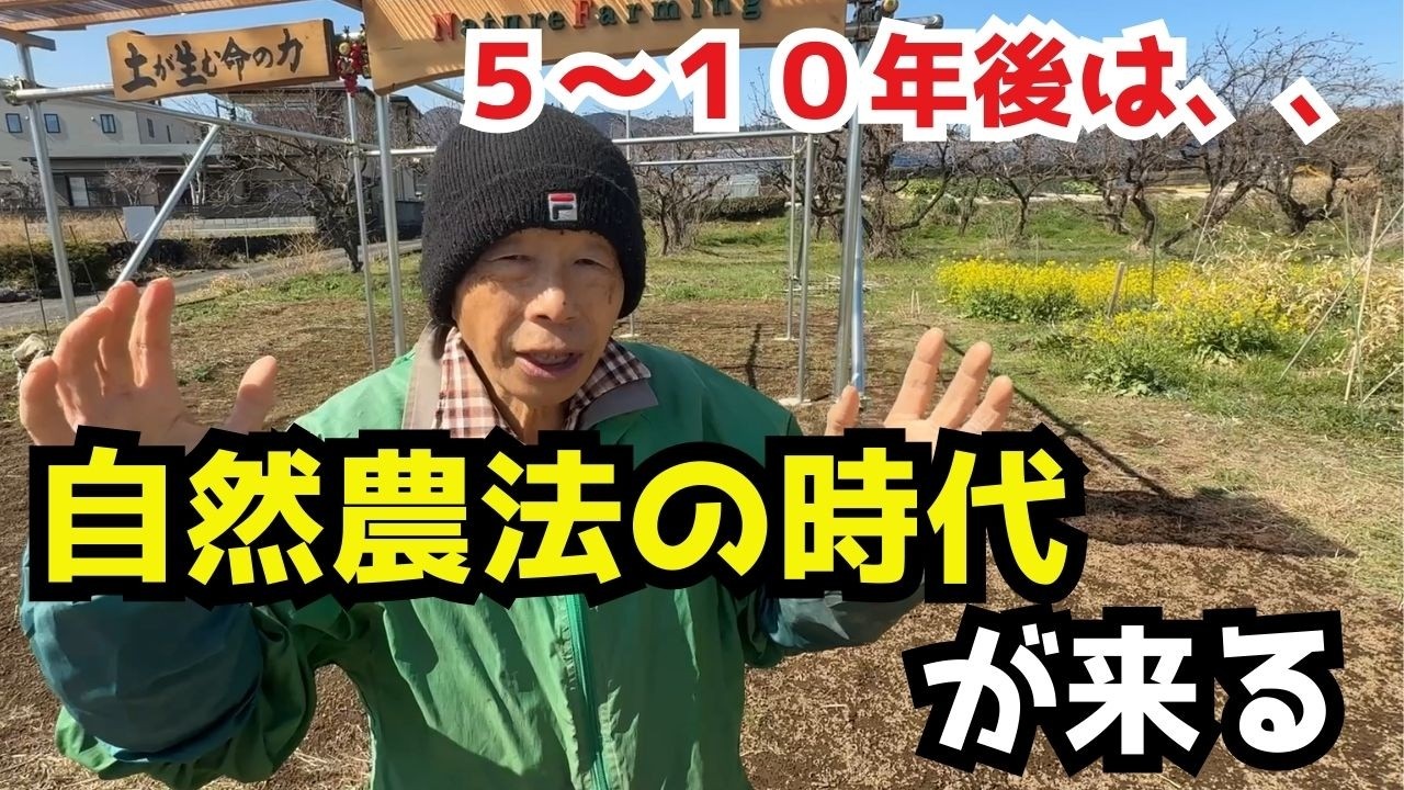 【太陽の時代！】５〜１０年後には、自然農法が最もラクに「野菜が育つ」理由とは？