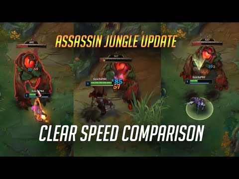 Qiyana, Zed, and Talon Jungle Leashless Clear Speed | 11.18 PBE UPDATES