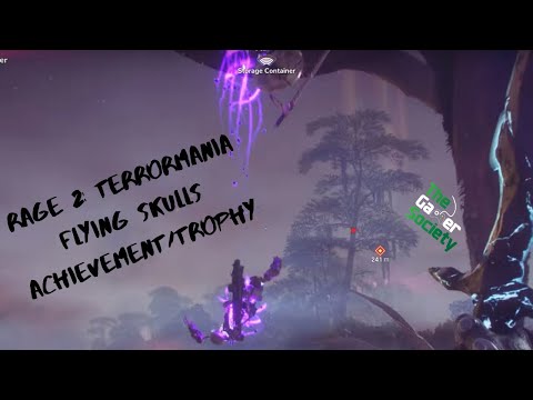 RAGE 2: TERRORMANIA - ACHIEVEMENT - FLYING SKULLS - KILL 25 AIRBORNE SKELETONS W/ SWORD OF TRANSITUS