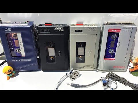 Sony TCM-100 Vs JVC CQ-1K | Walkman Cassette-Corder/Player Kassettenspieler