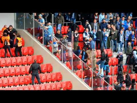 Derby Spartak Trnava - Slovan Bratislava - The fans sector  7. 4. 2018
