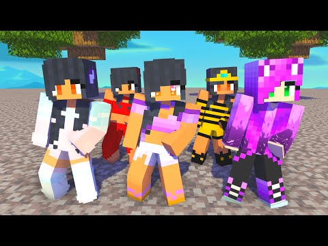 MONSTER SCHOOL:SIMPLE DIMPLE APHMAU LITTLE SISTERS - MINECRAFT ANIMATION
