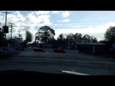 The up pass passing us at Violet Town.