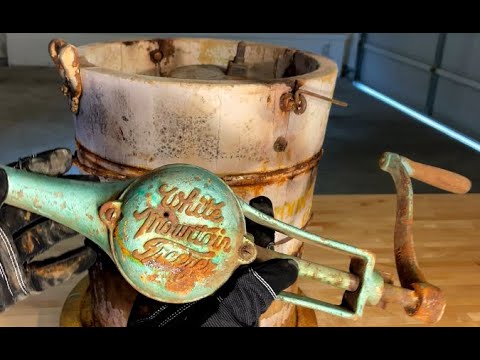 White Mountain Ice Cream Freezer Restoration