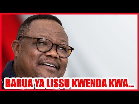 TUNDU LISSU WRITES A LETTER TO THE COURT/LAWYER OPENS
