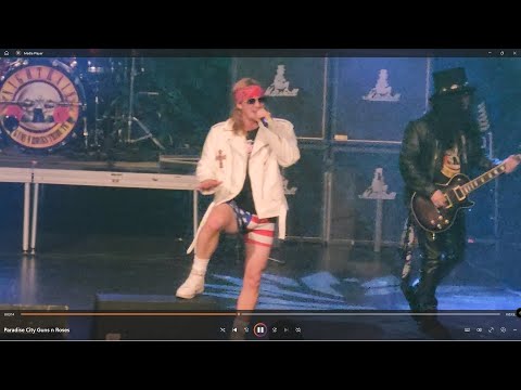 Guns N Roses "PARADISE CITY" Live 8/6/22 by Nightrain , Guns & Roses Tribute Band @TheShermanTheater