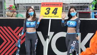 スーパーGT2021 第2戦 富士㉝ 東海林里咲(@risaaa_0411)さん 青木もも(@momo_aooki)さん Yogibo Racing Girls 美人レースクイーン