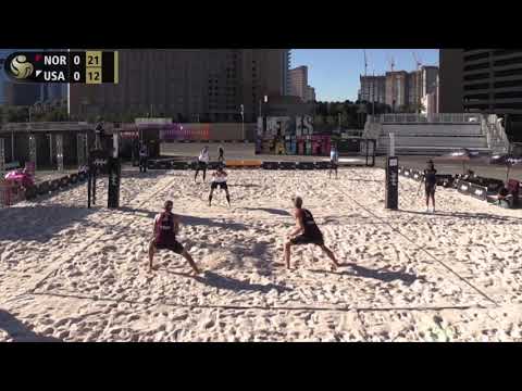 Mol.A/Sørum (NOR)  vs. Casebeer/ Priddy (USA) FIVB/P1440 Las Vegas Pool Play
