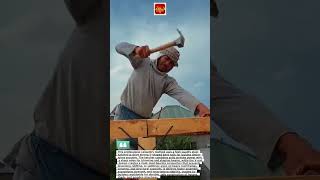 AMAZING TRADITIONAL WOOD FRAMING TECHNIQUE | HEAVY-DUTY CARPENTER'S HATCHET