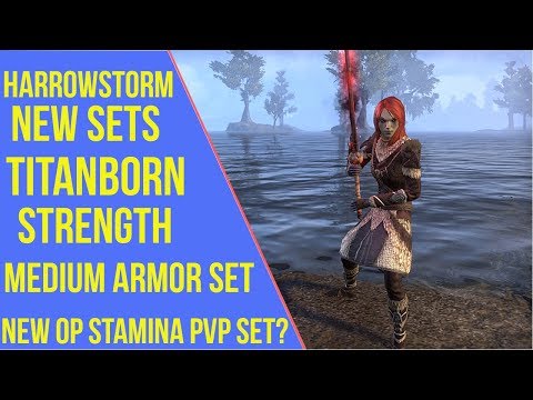ESO Harrowstorm New Sets -Titanborn Strength - Harrowstorm PTS