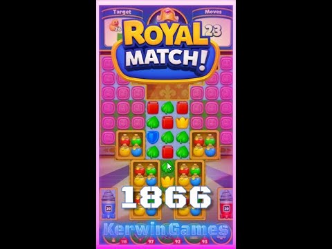 Royal Match Level 1866 - No Boosters Gameplay