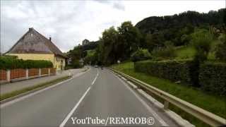 Driving From Old Town Salzburg To Hallein Salt Mines, Austria