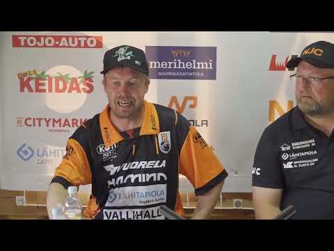 Simon Kiri vs Haminan Palloilijat, lehdistötilaisuus 2.7.2022