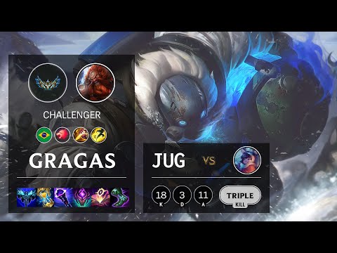 Gragas Jungle vs Nunu & Willump - BR Challenger Patch 12.2