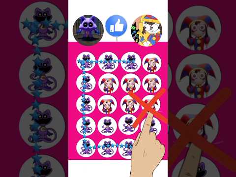 Gatekeeper catnap line connect  Pomni puzzle #poppyplaytime #shorts #smillingcritters #catnap #pomni