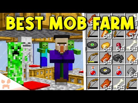 wattles - BEST MINECRAFT MOB FARM | Easy, XP, No Mob Spawner