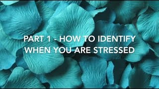 HOW TO IDENTIFY WHEN YOU ARE STRESSED | SENSORIUM 2018 | UNIVERSITY OF BOLTON
