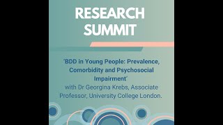 'BDD in young people: prevalence, comorbidity and psychosocial impairment'