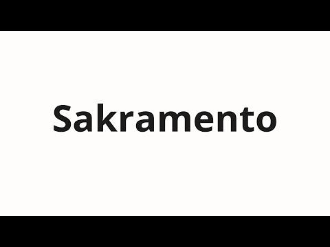 How to pronounce Sakramento | Сакраменто (Sacramento in Russian)