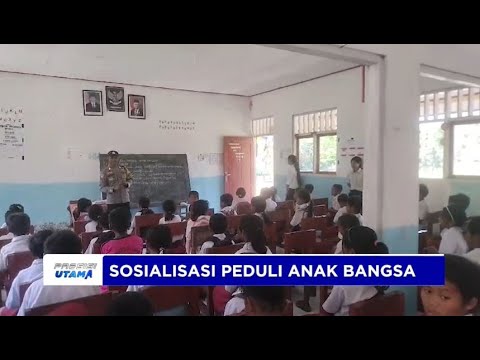 BHABINKAMTIBMAS POLRES SUMBA BARAT POLDA NTT SOSIALISASI PEDULI ANAK BANGSA