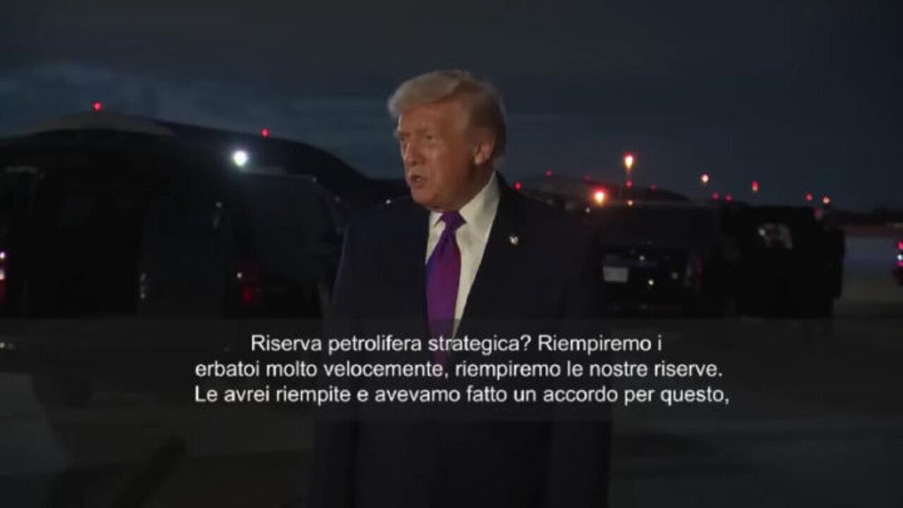 Crisi Iran, Trump: Rilasceremo al più presto riserve strategiche petrolio