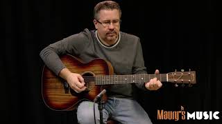 Video thumbnail for Martin OMC-16E Burst Ovangkol #2320040 by Maury's Music