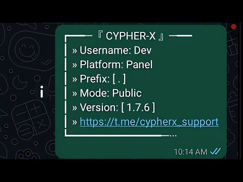 How to deploy Cypher X Whatsapp bot on any panel step by step easy tutorial