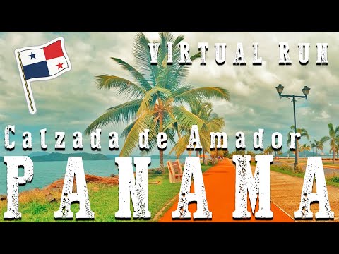 🆃Re🅰DMILL | Virtual 🆁un - ENTRANCE CANAL OF PANAMA - PACIFIC SIDE PANAMA #treadmill #virtualrun #run