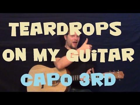 Teardrops on My Guitar (TAYLOR SWIFT) Guitar Lesson Easy Beginner Strum Chord How to Play